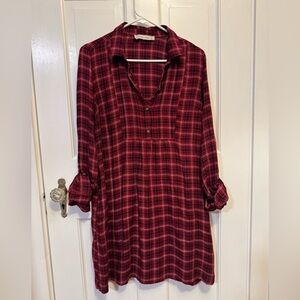 Abercrombie flannel dress